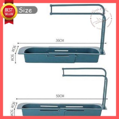 GOS B301 -Rak Gantung Wastafel Penyimpanan Spons Cuci Piring Sabun Rak Pengering Drain Rack