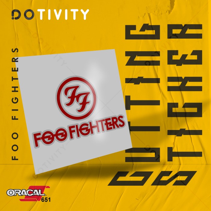 

Cutting Sticker FOO FIGHTERS V6