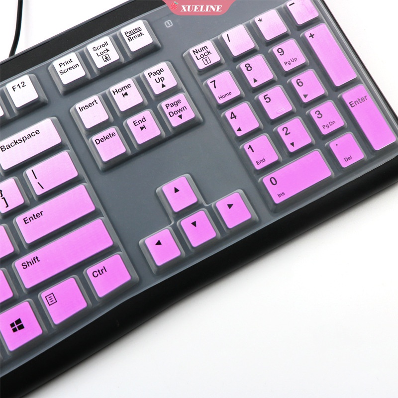 Logitech K120 MK120 Pelindung keyboard desktop Bahan Silikon Transparan ultra Tipis