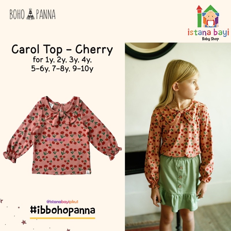 BOHOPANNA - CAROL TOP - KAOS ANAK PEREMPUAN