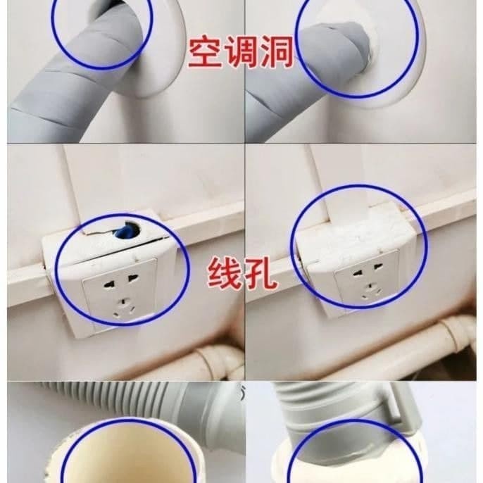 fmfit kryt mezery m9 menambal lubang/celah pipa AC