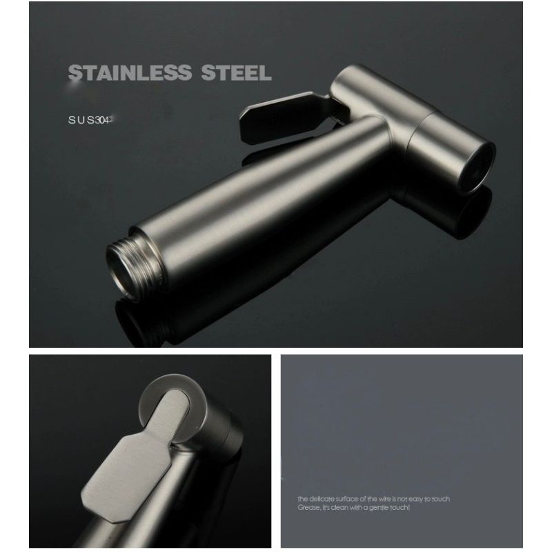 kepala jet shower bahan stainless / semprotan cebok kloset