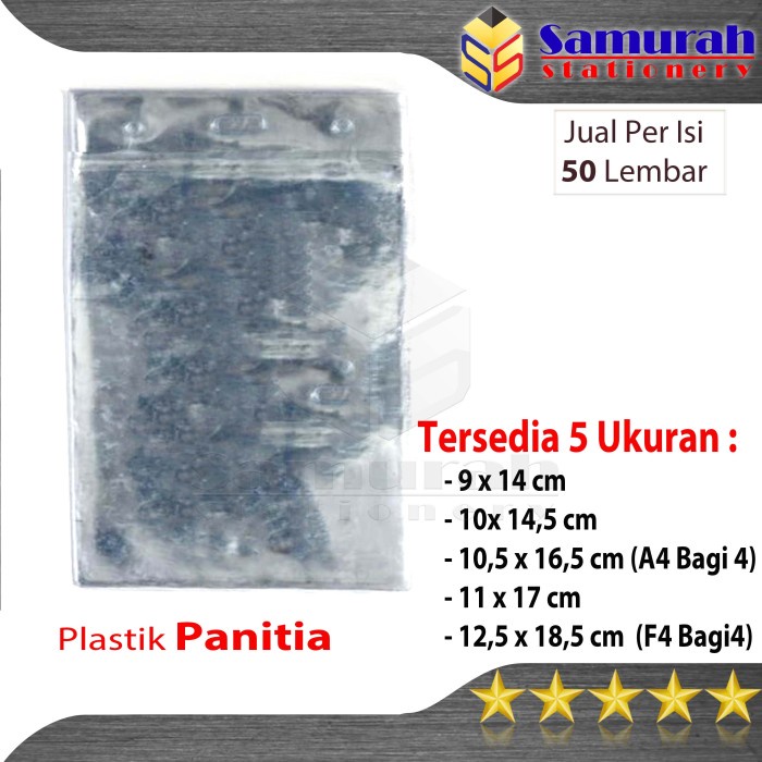 

Id Tag Plastik Id Panitia Berdiri / Name Tag Holder 9X14 10,5X 16,5 12X18