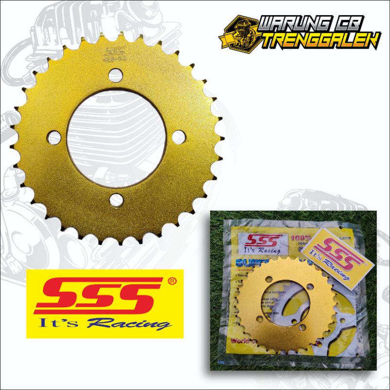 GIR GEAR GER BELAKANG YAMAHA SSS 428X33 GOLD