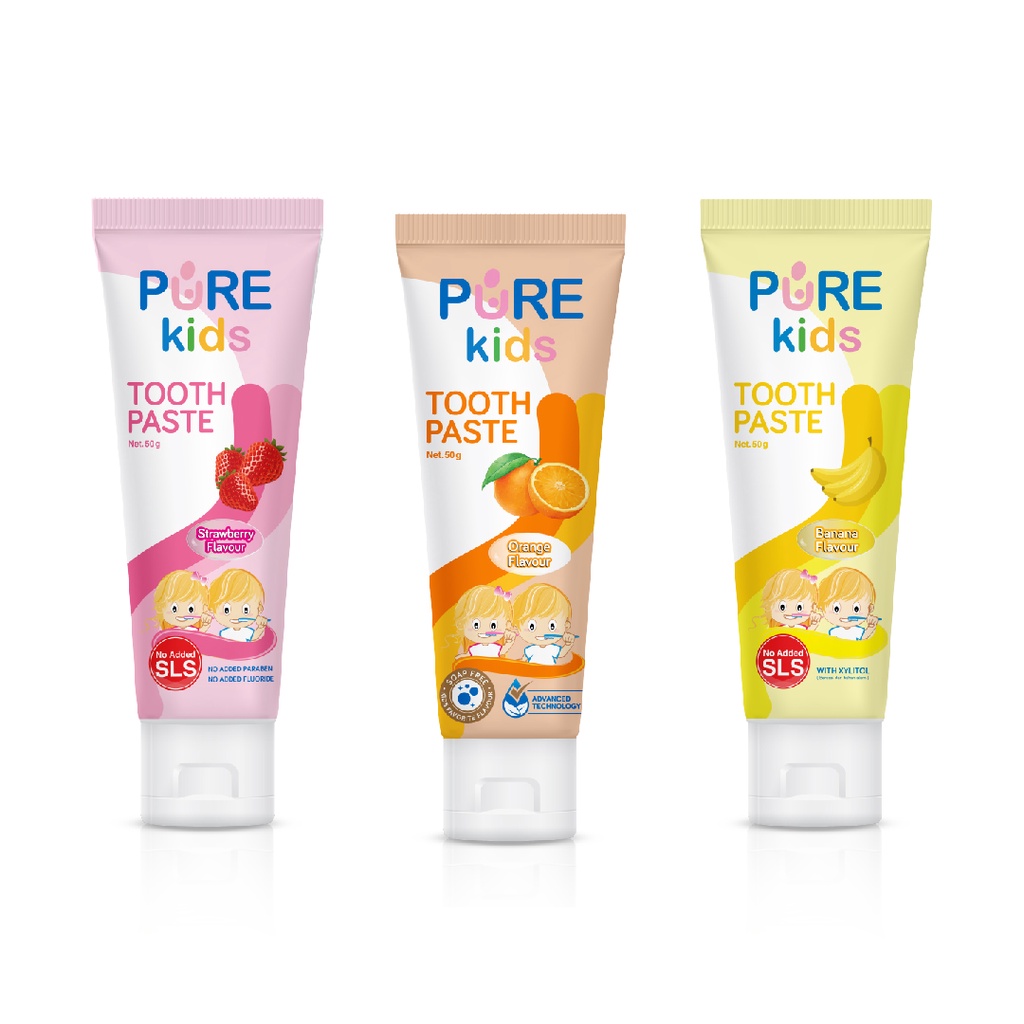 ✅MZ✅ Pasta Gigi PURE Kids | Pasta Gigi Pure untuk anak 1thn keatas AMAN JIKA TERTELAN