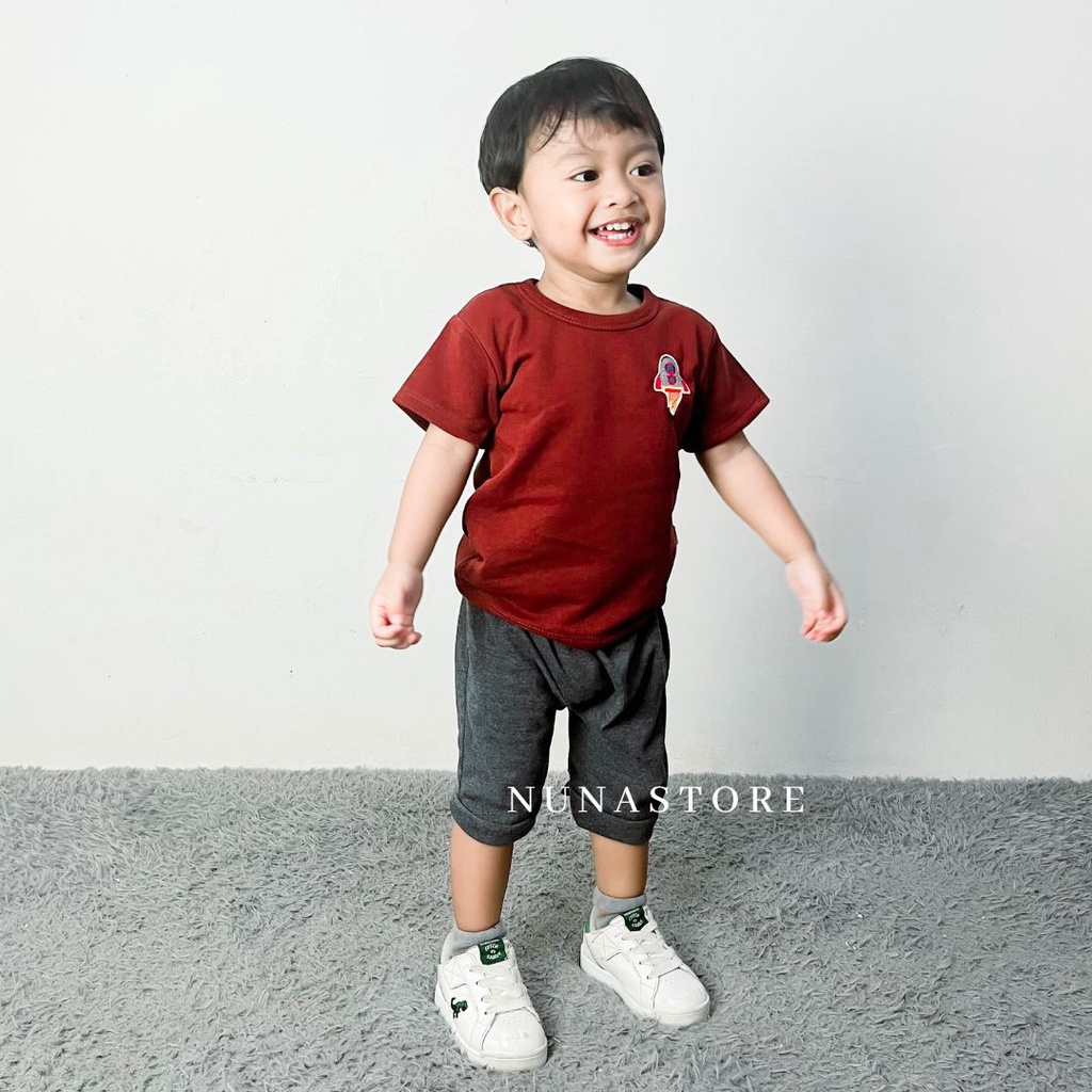 Motif Model Bordir / Setelan Baju Bayi/Anak Laki-laki Usia 6 Bulan - 3 Tahun Baju