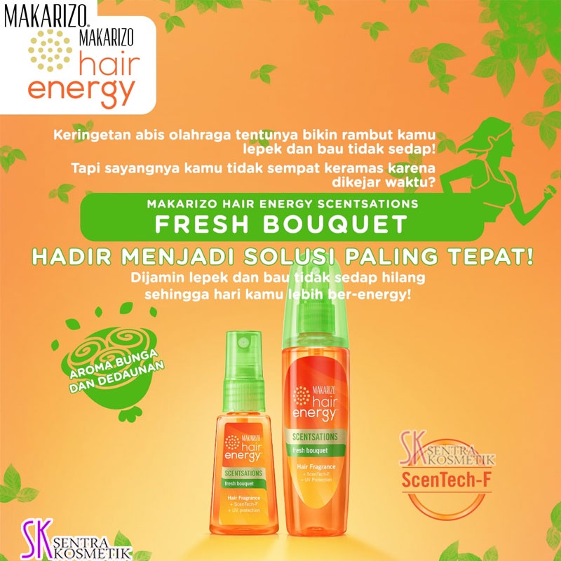 Makarizo Hair Energy Scentsations Vitamin Rambut Parfum Rambut