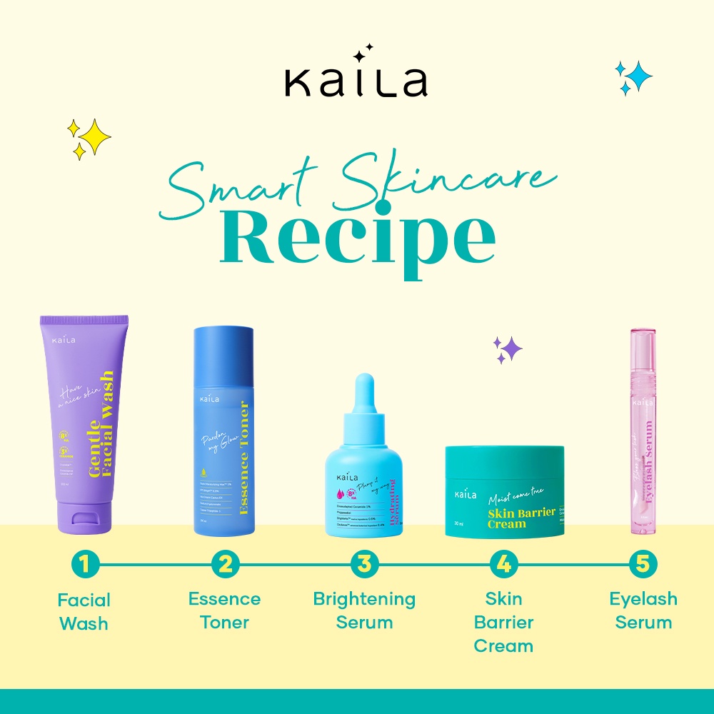 Kaila SmartSkin Skin Barrier Moisturizer 30ml - Pelembab Wajah Menjaga dan Memperbaiki Skin Barrier Semua Jenis Kulit dengan Ceramide Melembabkan Diuji Dermatologis Halal &amp; BPOM