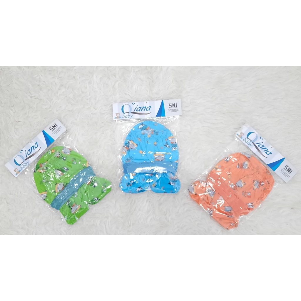 Topi Kaos Kaki + Sarung Tangan, Topi Kaos Kaki Baby, Newborn