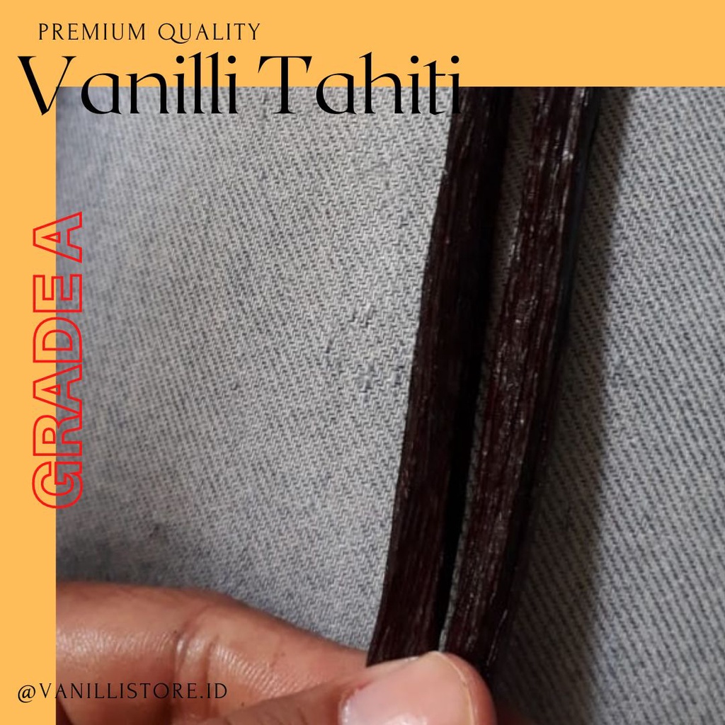 

VANILLA BEAN TAHITI PREMIUM 10gr |VANILLA GORMET | VANILLI | VANILLA