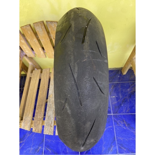 Ban Dunlop alpha-13 sportmax uk 150/60-17 Ex Latihan Supermoto 98%