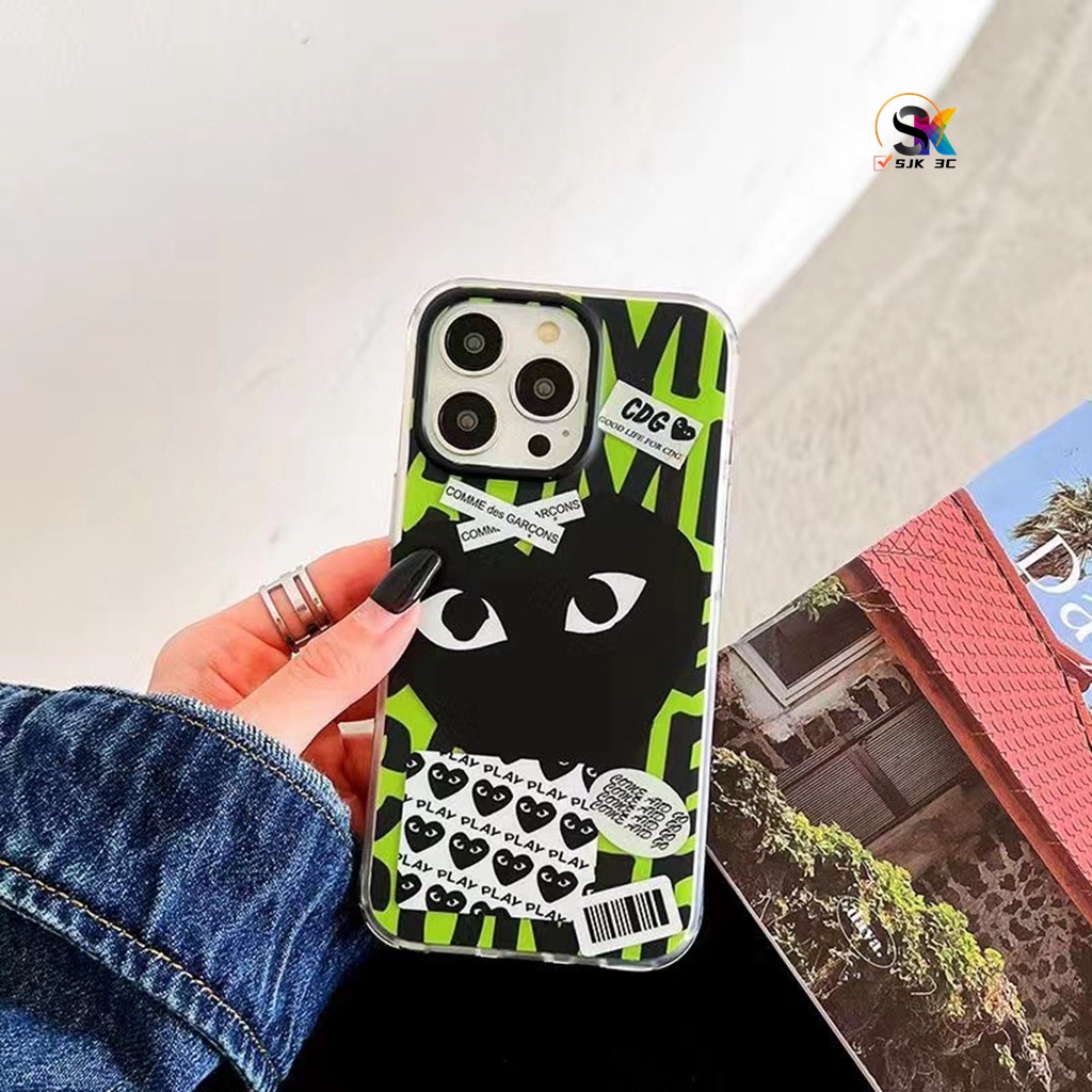 New - Chaopai Love IMD anti fingerprint skin feeling Fashion CDG Love case For iPhone 14 13 12 Pro Max Ready CASE