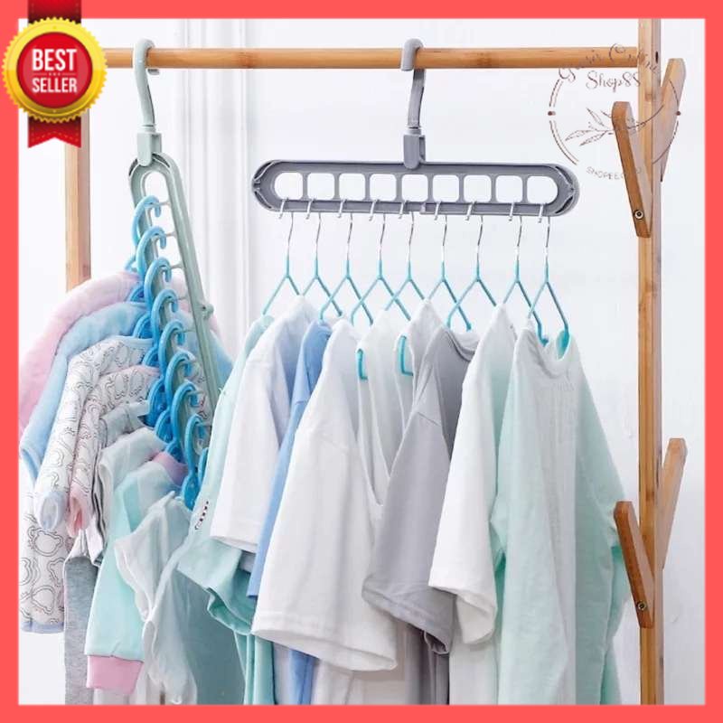 GOS A204 - Magic Hanger Gantungan Baju Organizer 9 in 1 As Seen on TV Serbaguna