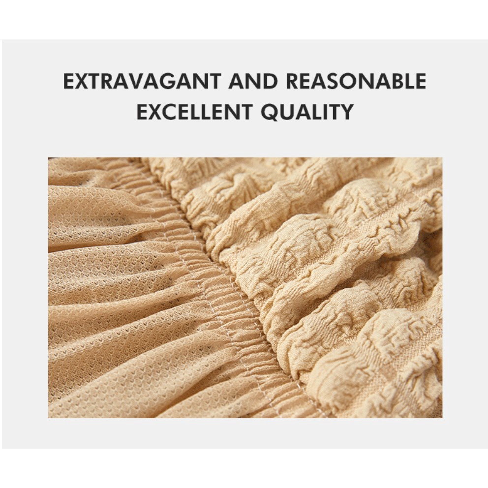 ETFELICEL Luxury Chair Cover / Penutup Alas Sarung Kursi Elastis Scretch Tebal Mewah Renda Abstract