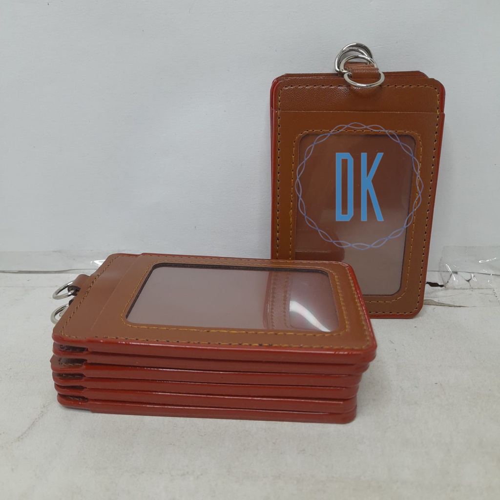 

Casing ID Card Holder Kulit Tempat Kartu Name Tag