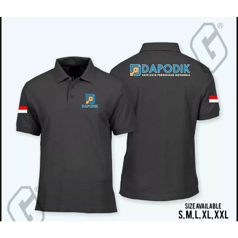 Jual Kaos Kerah Polo Dapodik Satu Data Pendidikan Indonesia Shopee Indonesia