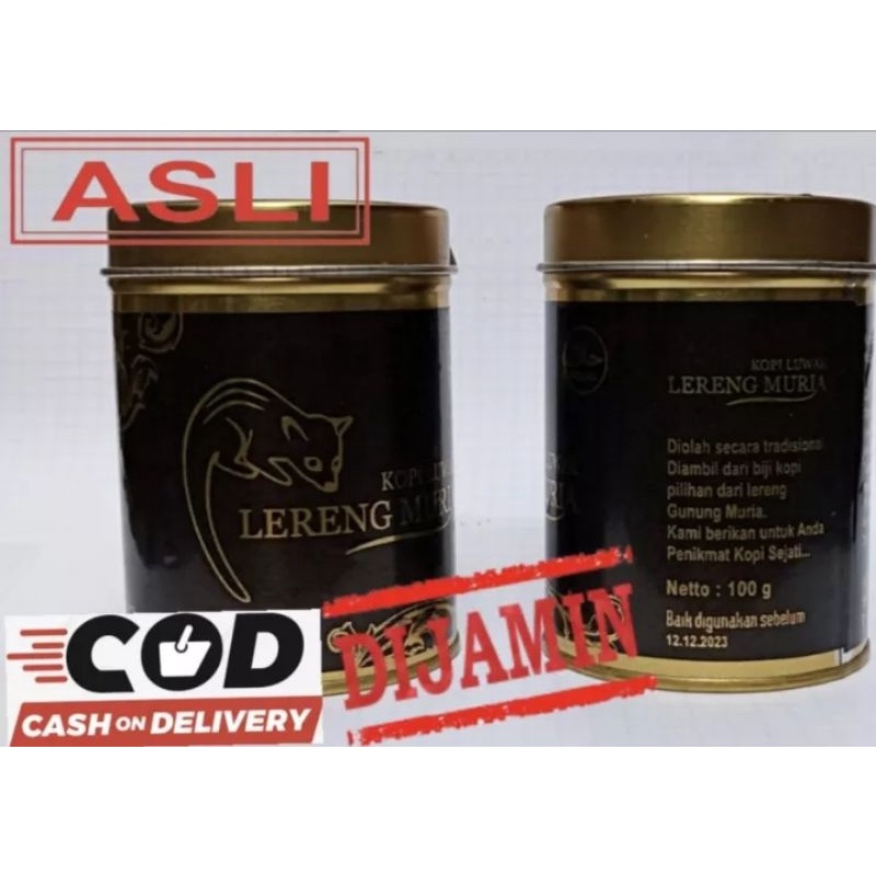 

KOPI LUWAK ASLI LERENG MURIA 100 gr