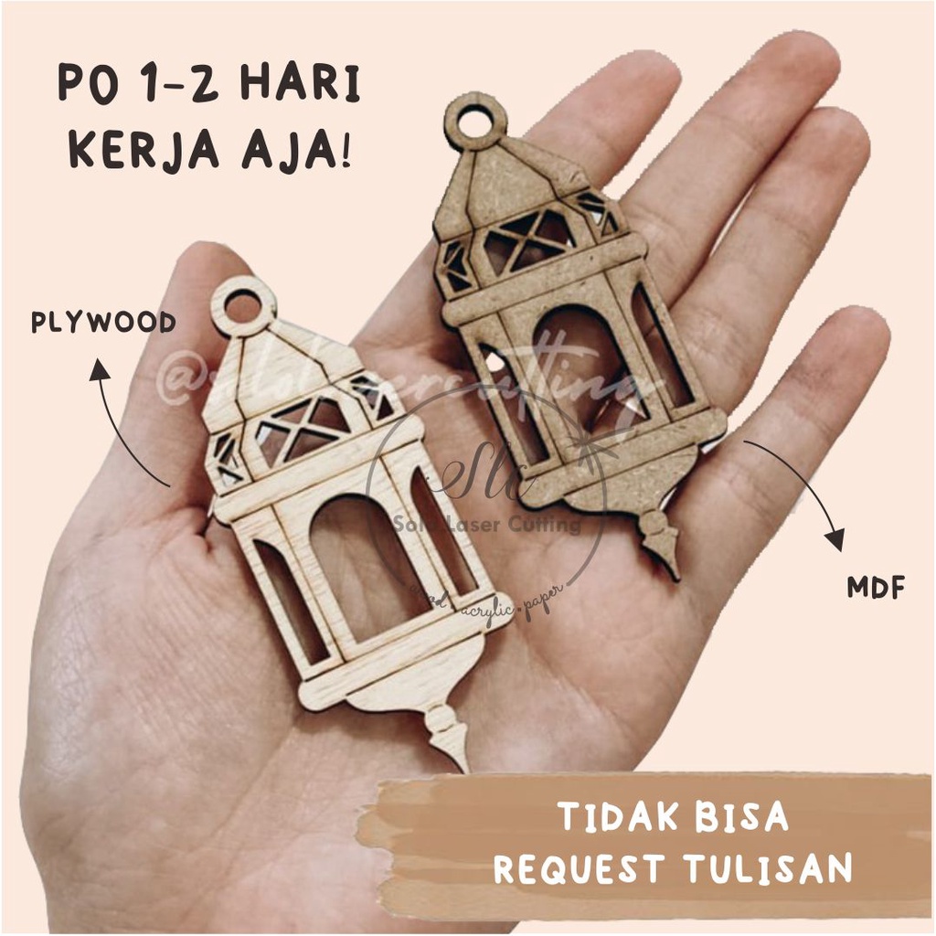 READY Hangtag Lentera Ramadhan / hiasan hampers / hiasan ramadhan / gantungan ramadhan TERLARIS