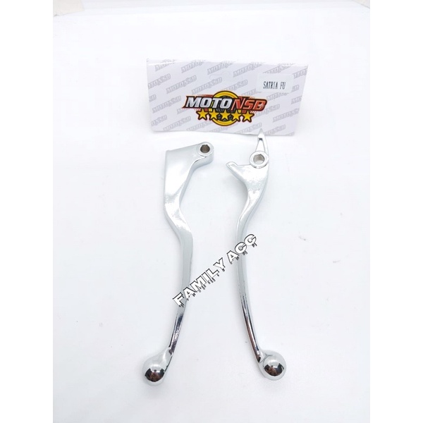 HANDLE REM SET KIRI KANAN CHROME MOTOR SUZUKI SATRIA FU / SHOGUN 125