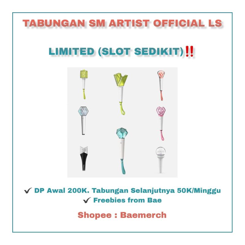 [TBNGN-PO] SM ARTIST OFFICIAL LIGHTSTICK SNSD SHINEE EXO RED VELVET NCT WAYV SUPERM AESPA