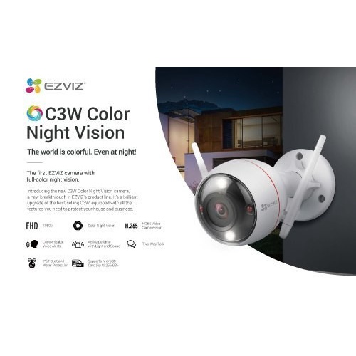 EZVIZ C3W 1080P IP Camera Outdoor CCTV GARANSI RESMI