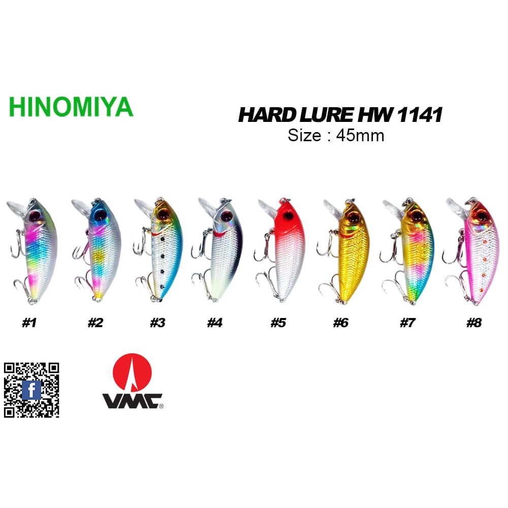 Lure HINOMIYA HARD LURE HW 1141 (4.5cm / 5gram) FLOATING