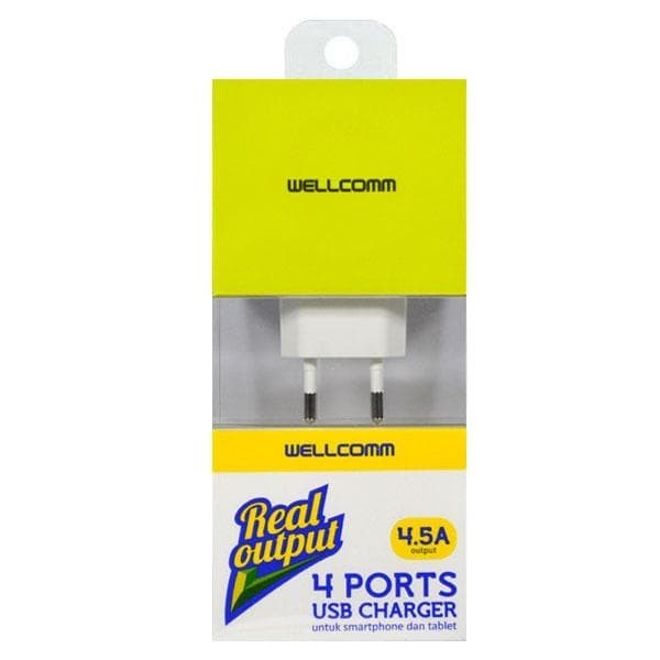 Wellcomm 4 Port USB Charger 4.5A