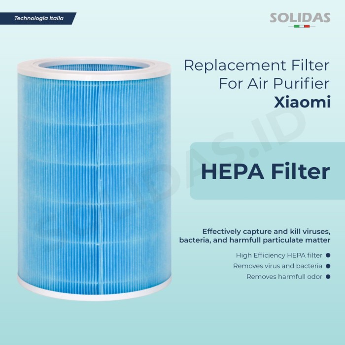 PROMO Replacement Filter Air Purifier Xiaomi / HEPA+Antibacterial+Carbon - filter HEPA