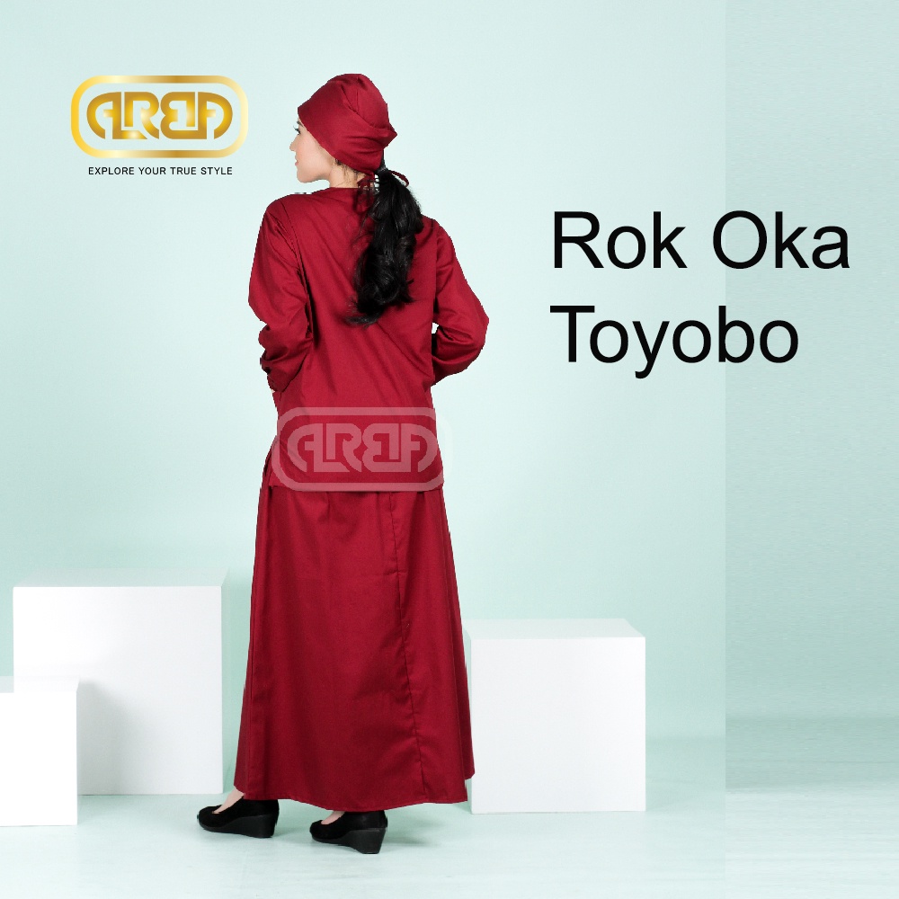 Baju OK Toyobo Scrub ROK Lengan Panjang KARET , Baju Medis Bahan Toyobo ORIGINAL Premium