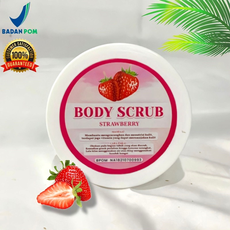 [BPOM] BODY SCRUB BRIGHTENING 250 GRAM / LULUR MANDI / LULUR BADAN / WHITENING BODYSCRUB