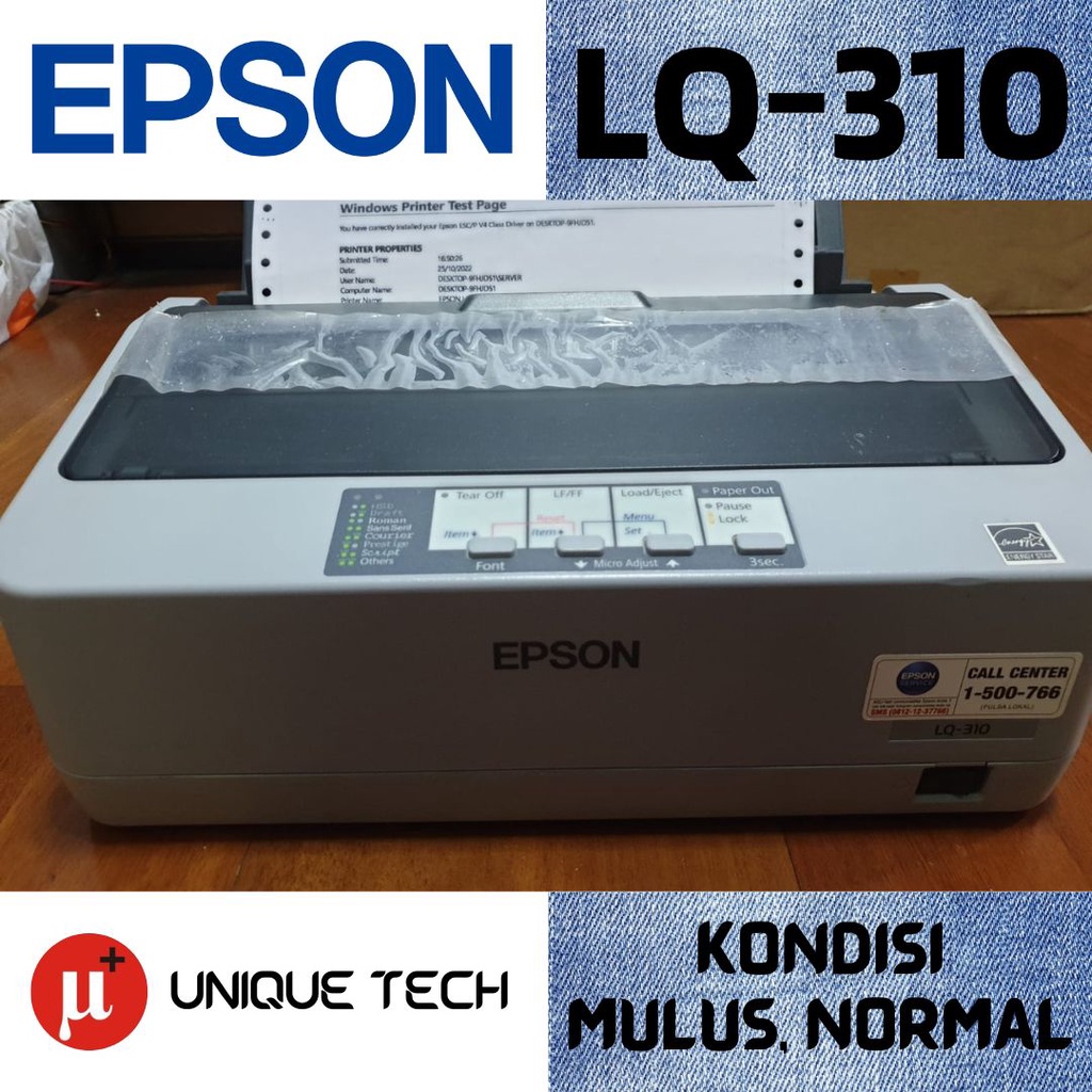 PRINTER LQ310 DOT MATRIX BEKAS MULUS NORMAL