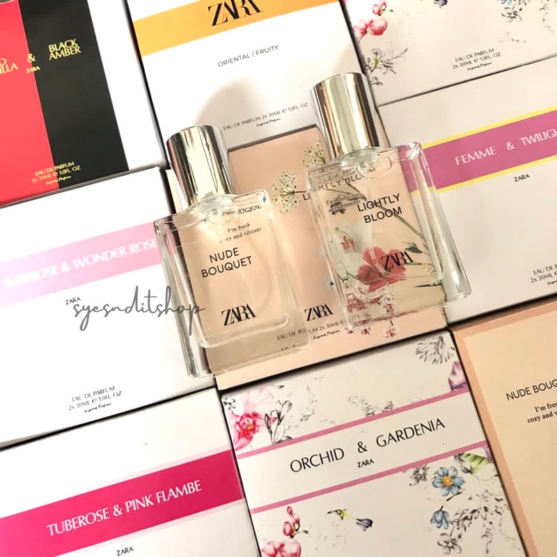 ZARA PARFUM 2in1 (1 box isi 2pcs) - 30ml x 2pcs (FREE PAPERBAG)