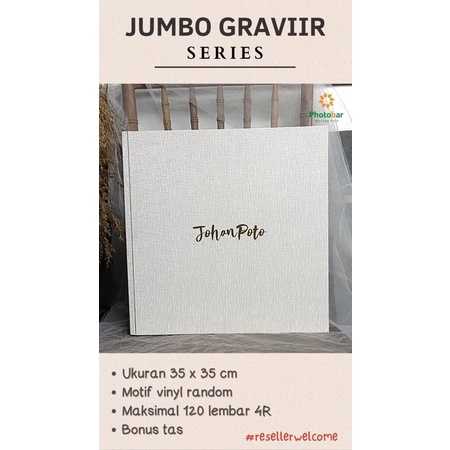 Album Foto Jumbo Graviir Series 10sheets = 6 pcs