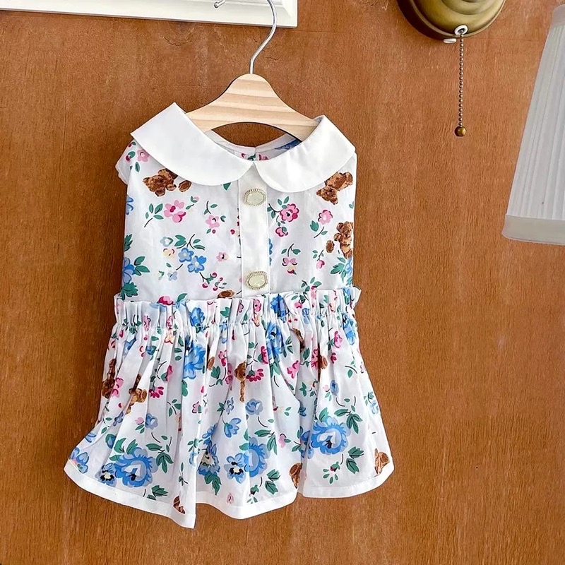 Yoena bear flowery korea dress