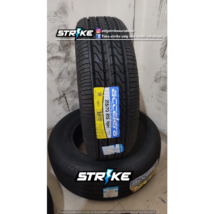 Ban mobil tubles R15 ukuran 215/70 ACCELERA ECO PLUSH