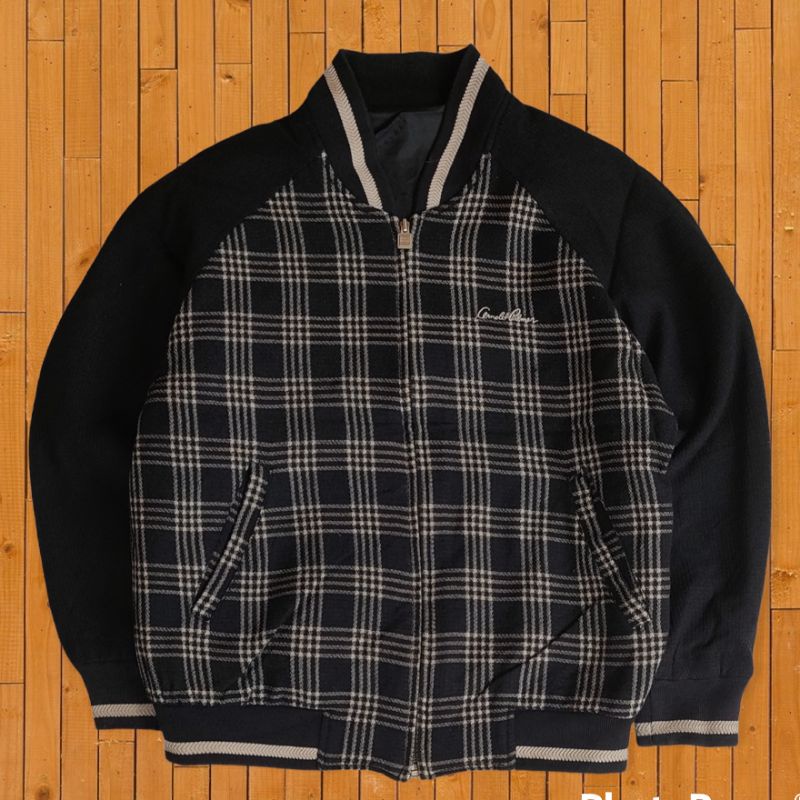 Jaket Varsity Woll Arnold Palmer Size M fit L Second Original