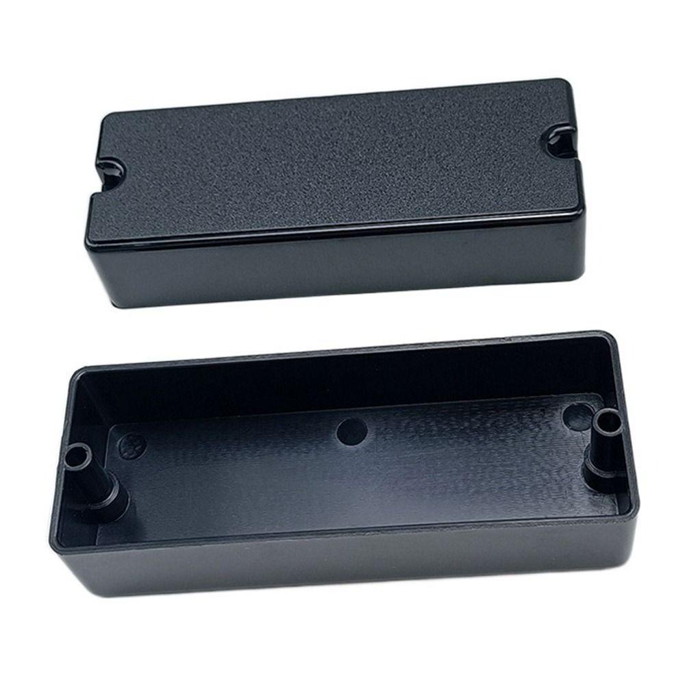 Nanas 2 Pcs Plastik Matte Cover Baru Bagian Gitar Listrik Disegel Humbucker Pickup Cartridge Cover