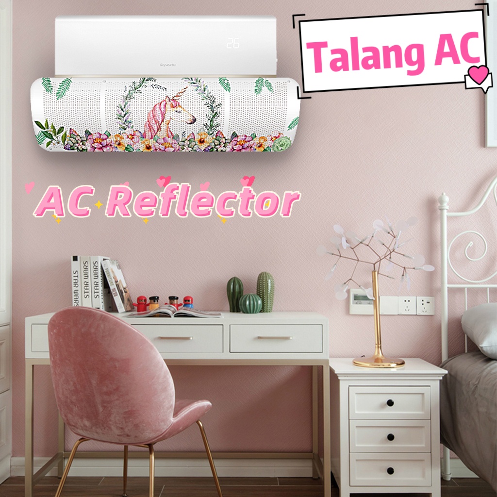 Talang AC AC Reflector Udara Penahan Angin AC Lipat Talang Genuine Air Protection