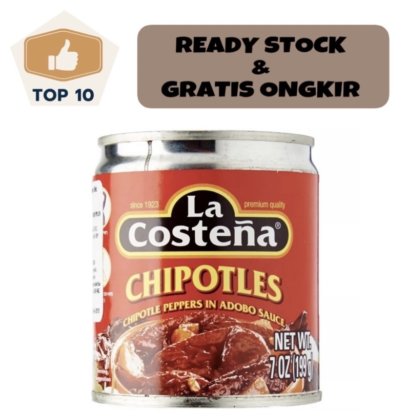 

La Costena Chipotle Peppers in Adobo Sauce 199g