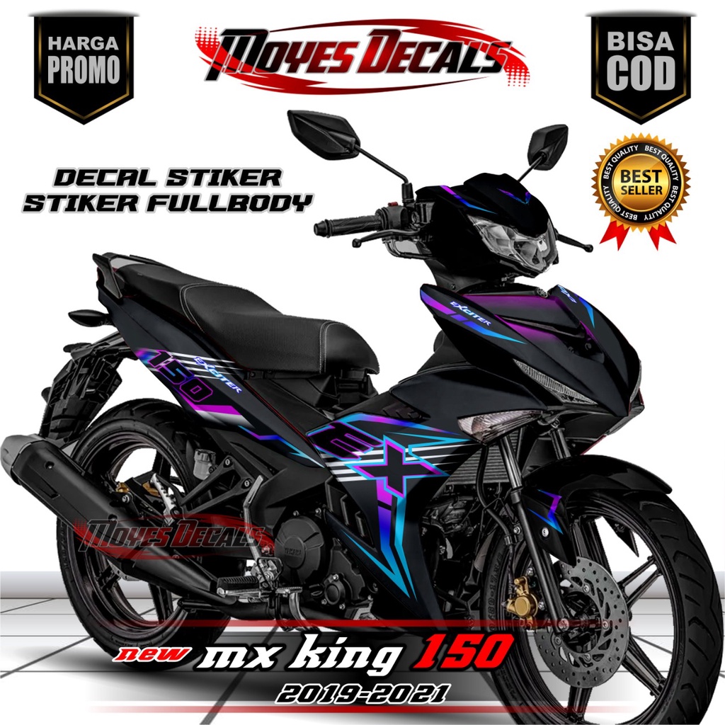 Decal Stiker All New Jupiter Mx King 150 New Full Body - Motif Bunglon Variasi Keren