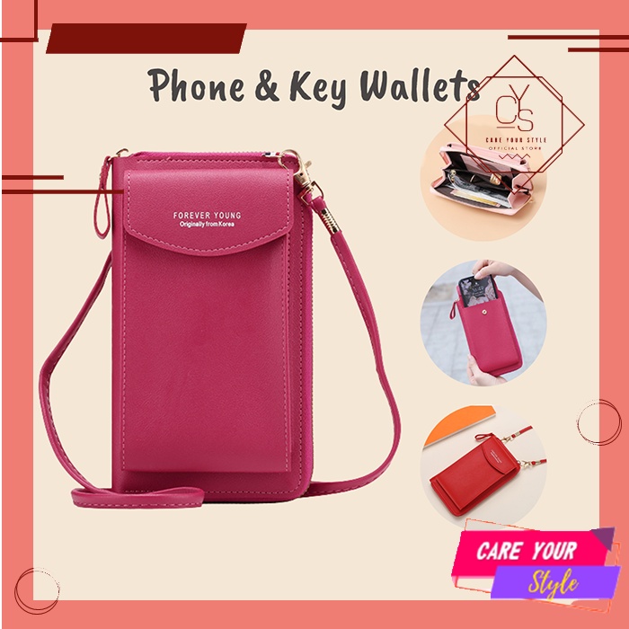 CYS Tas hp kekinian Dompet Pocket Tempat HP Wanita Tas Selempang Wanita Tas Handphone Terbaru T227