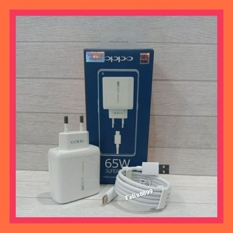 Charger Oppo Flash Charger 65Watt Original 100% USB Type-C