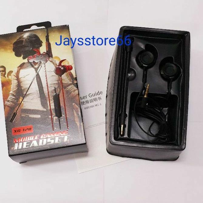 Termurah Handsfree Headseat Earphone MOBILLE GAMING In Ear XG 120 121 With Mic