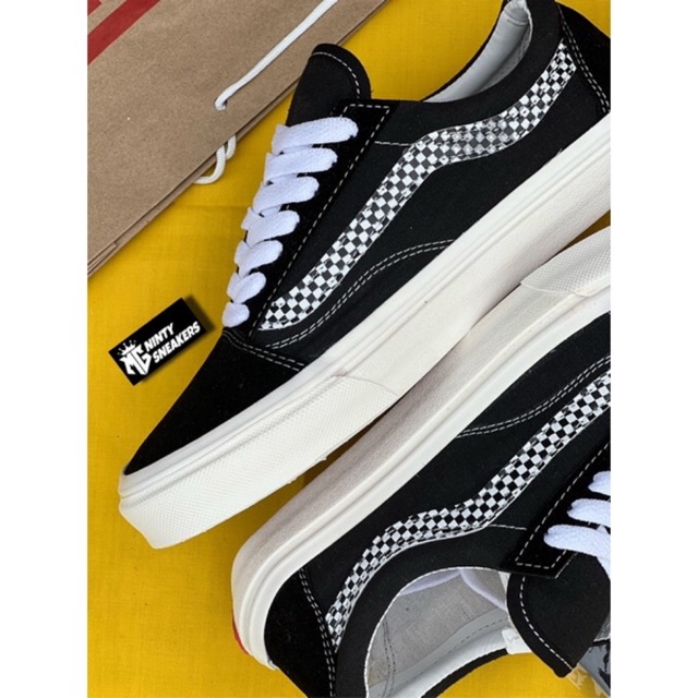 sepatu vans oldskool destrip sepatu sneakers sepatu pria sepatu wanita