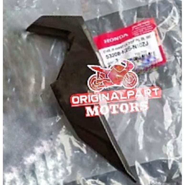 Cover Right R Handle Top Black Glosy Dek Penutup Atas Stang Handel Samping Kanan Hitam Mengkilap Var