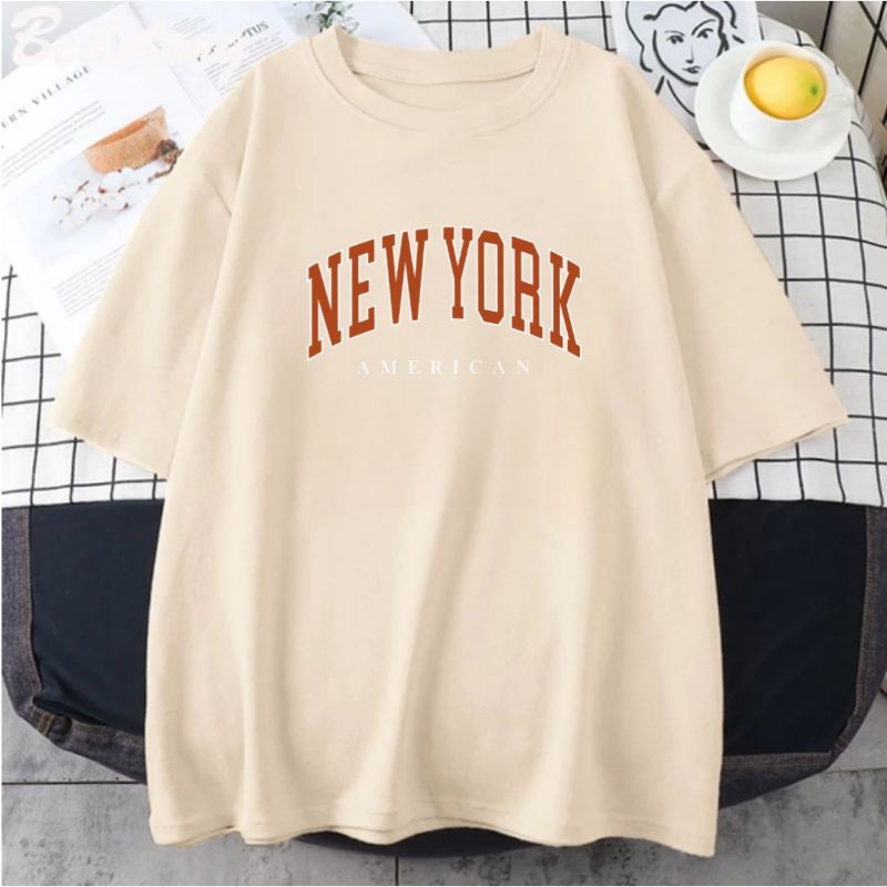 Baju Kaos Dewasa Pria Wanita New York American