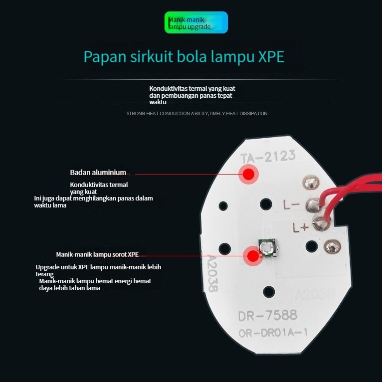 (Stok tersedia, dikirim dari Jakarta) Lampu sepeda night riding isi ulang senter peralatan berkendara set lampu depan sepeda gunung