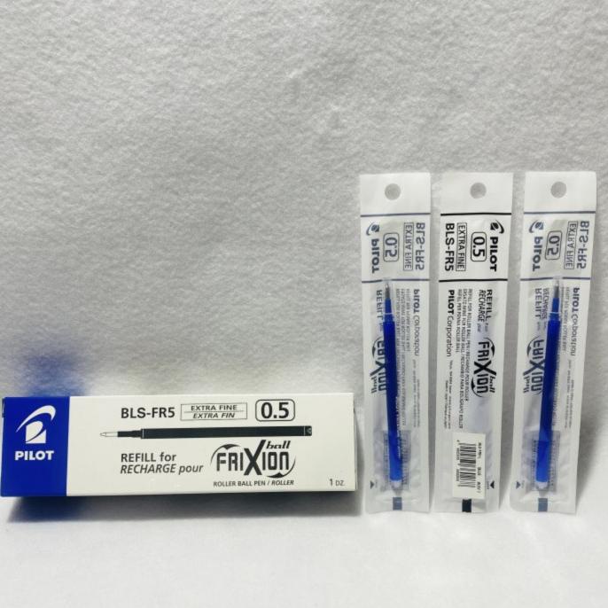 

BISA COD REFILL PULPEN PILOT FRIXION BLS-FR5 0.5 MM HITAM / 1 BOX ISI 12 PCS /ALAT TULIS AESTHETIC/ALAT TULIS SEKOLAH/ALAT TULIS SET/ALAT TULIS LENGKAP/ALAT TULIS ANAK/ALAT TULIS LUCU
