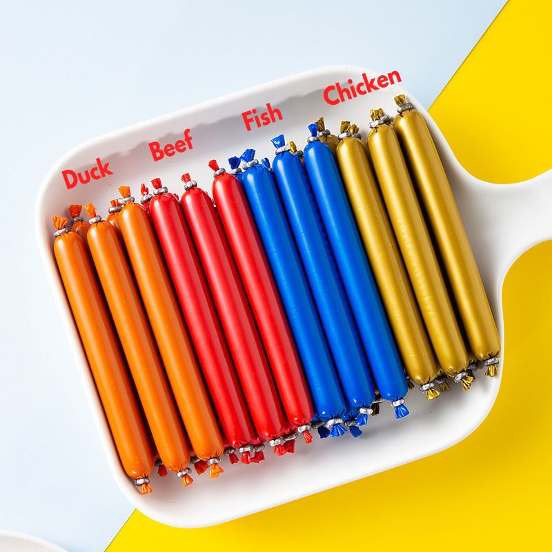 TERMURAH! Sosis Hewan 15gr Pet Sausage Cemilan Bergizi Multivitamin Snack Anjing/Kucing