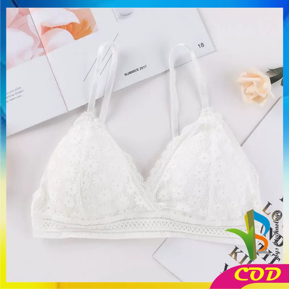 RB-P69 P70 Pakaian Dalam Wanita Bra Cup Segitiga Tanpa Kawat / BH Push Up Renda / Beha Wanita Sexy